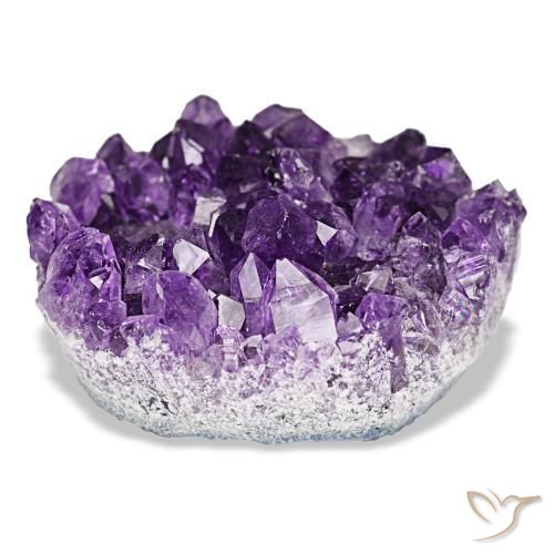 Drusa de ametista violeta natural 62,67ct, forma extravagante, opaco