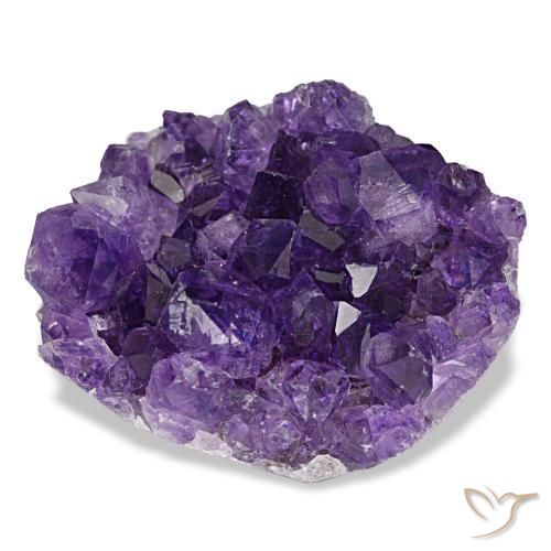 Drusa de ametista violeta natural 66,10ct, forma extravagante, opaco