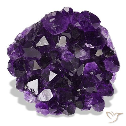 Drusa de ametista violeta natural 80,13ct, forma extravagante, opaco