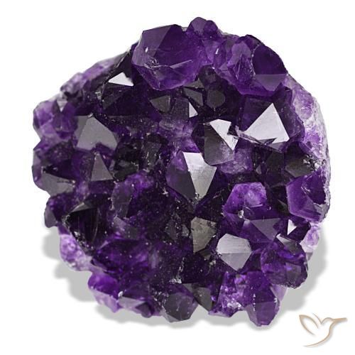 Drusa de ametista violeta natural 80,13ct, forma extravagante, opaco