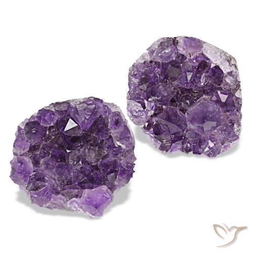 Pedras preciosas de drusa de ametista violeta natural de 23,12 ct, forma extravagante, opaco