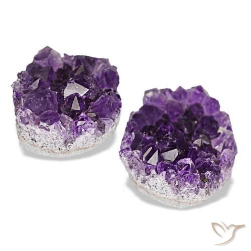 Pedras preciosas de drusa de ametista violeta natural de 20,54 ct, forma extravagante, opaco