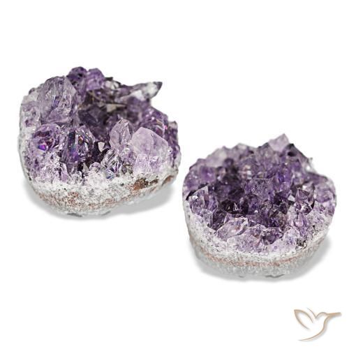 Pedras preciosas de drusa de ametista violeta natural de 14,89 ct, forma extravagante, opaco