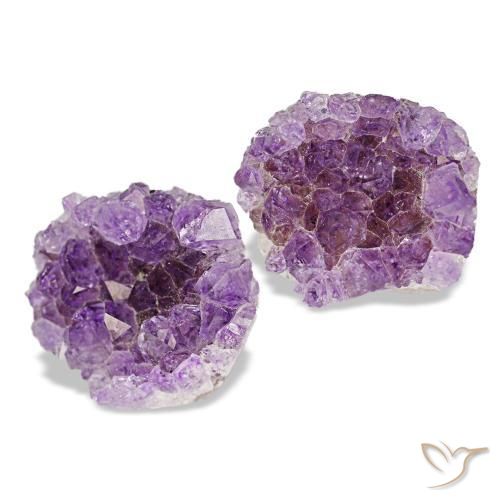 Pedras preciosas de drusa de ametista violeta natural de 23,31 ct, forma extravagante, opaco