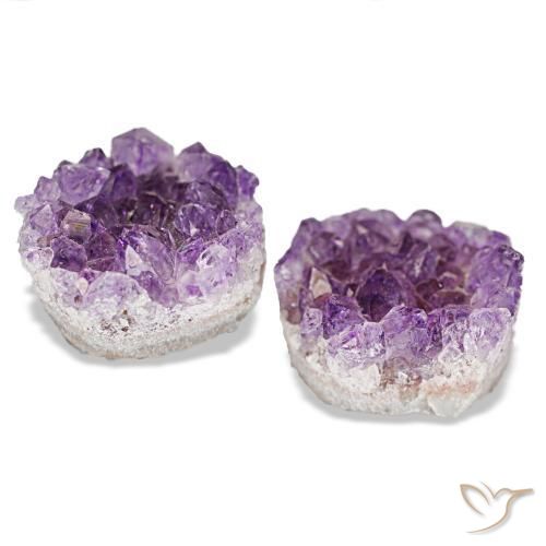 Pedras preciosas de drusa de ametista violeta natural de 23,31 ct, forma extravagante, opaco
