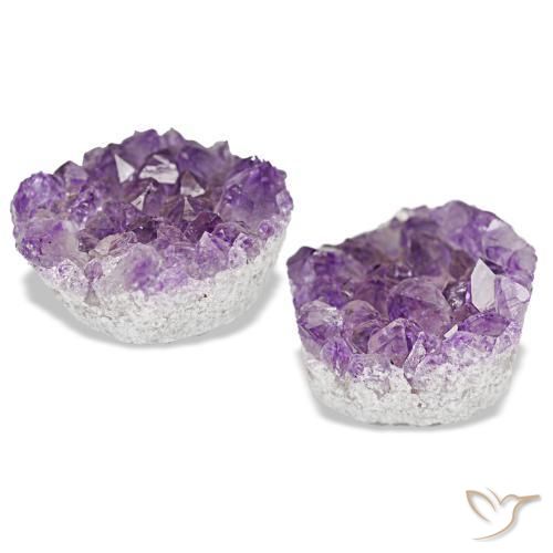 Pedras preciosas de drusa de ametista violeta natural de 15,30 ct, forma extravagante, opaco
