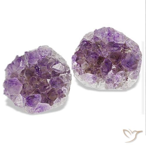 Pedras preciosas de drusa de ametista violeta natural de 19,52 ct, forma extravagante, opaco