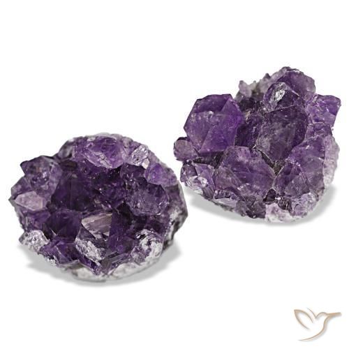 Pedras preciosas de drusa de ametista violeta natural de 23,60 ct, forma extravagante, opaco