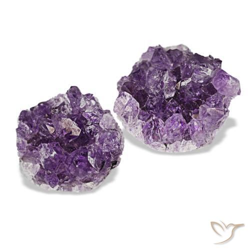 Pedras preciosas de drusa de ametista violeta natural de 21,44 ct, forma extravagante, opaco