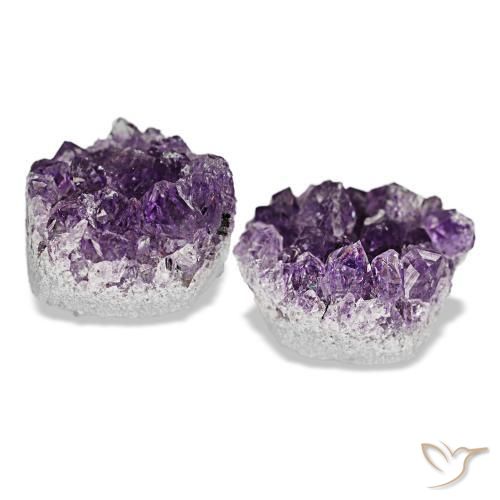Pedras preciosas de drusa de ametista violeta natural de 21,44 ct, forma extravagante, opaco