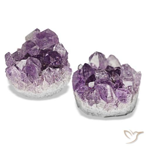 Pedras preciosas de drusa de ametista violeta natural de 16,00 ct, forma extravagante, opaco