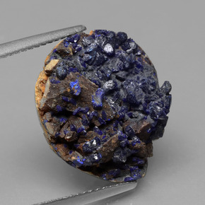 Druzy Azurita Azul Natural 10.15ct, Forma extravagante, Opaco