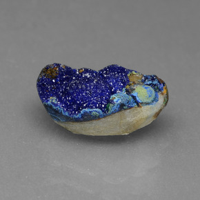 Druzy Azurita Azul Natural 1.80ct, Forma extravagante, Opaco