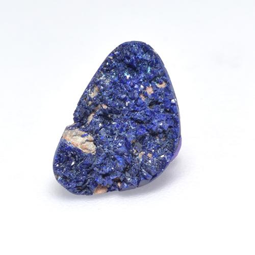 Druzy Azurita Azul marinho profundo Natural 2.24ct, Forma extravagante, Opaco