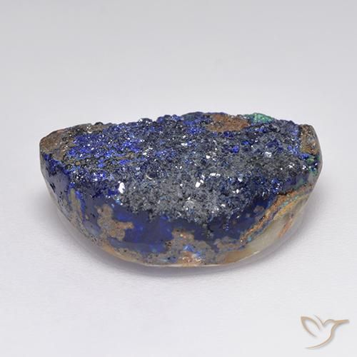 Druzy Azurita Azul marinho profundo Natural 16.02ct, Chique, Opaco
