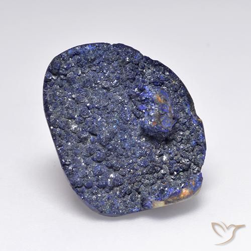 13.62ct Natural Azul marinho profundo Druzy Azurita, Chique, Opaco