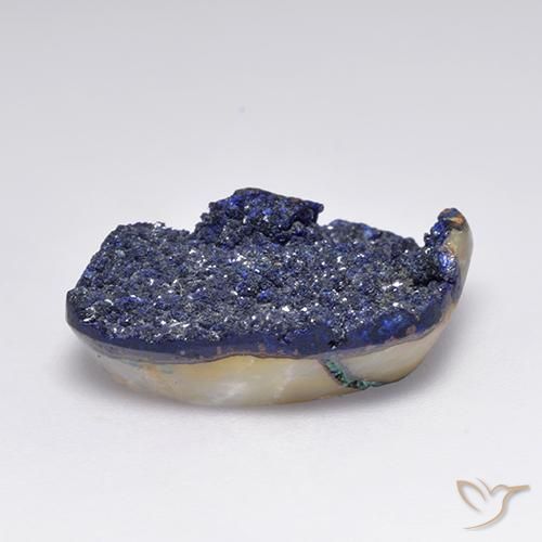 Druzy Azurita Azul marinho profundo Natural 13.62ct, Chique, Opaco