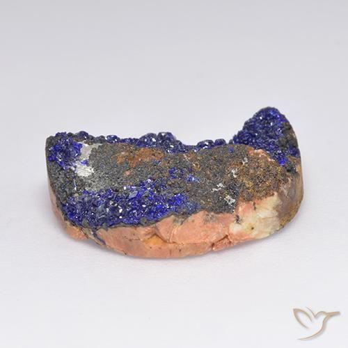 Druzy Azurita Azul marinho profundo Natural 15.70ct, Forma extravagante, Opaco