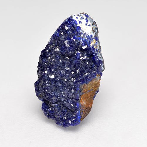 Druzy Azurita Azul marinho profundo Natural 3.51ct, Forma extravagante, Opaco