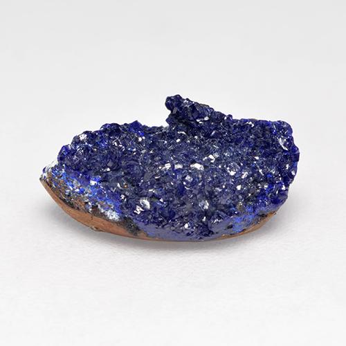 Druzy Azurita Azul marinho profundo Natural 3.51ct, Forma extravagante, Opaco