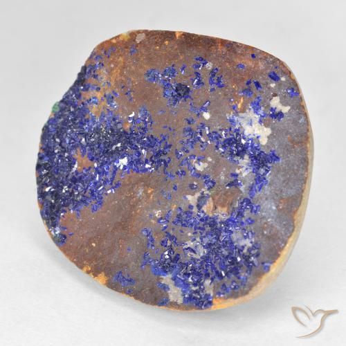 Druzy Azurita Azul marinho profundo Natural 19.67ct, Chique, Opaco