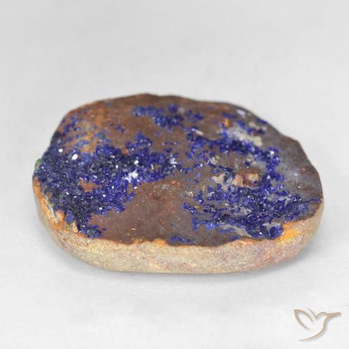 Druzy Azurita Azul marinho profundo Natural 19.67ct, Chique, Opaco