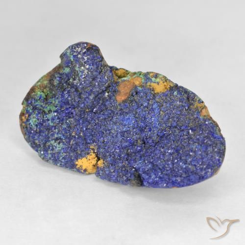 Druzy Azurita Azul marinho profundo Natural 10.45ct, Forma extravagante, Opaco