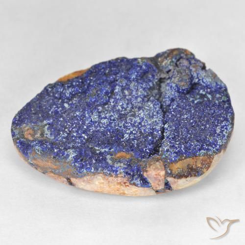Druzy Azurita Azul marinho profundo Natural 25.88ct, Chique, Opaco