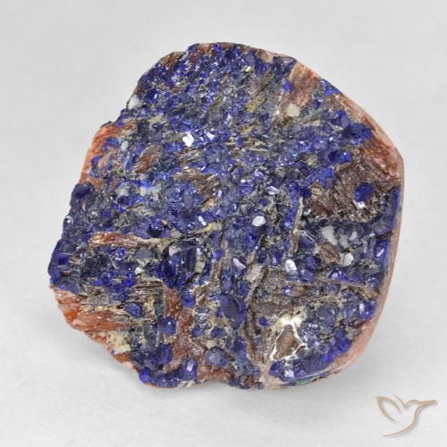 Druzy Azurita Azul marinho profundo Natural 23.14ct, Chique, Opaco