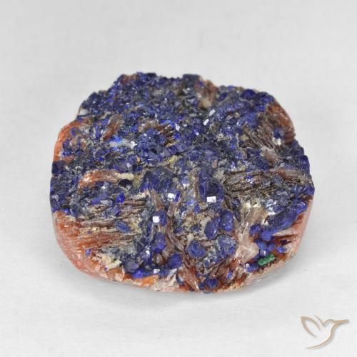 Druzy Azurita Azul marinho profundo Natural 23.14ct, Chique, Opaco