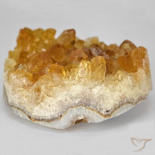 Druzy Citrine Laranja-Ouro Natural 81.13ct, Chique, Opaco