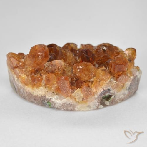Druzy Citrine terra laranja Natural 23.62ct, Marquesa, Opaco