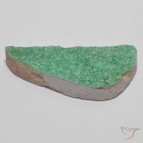 Variscito Druso Verde médio Natural 13.42ct, Chique, Opaco