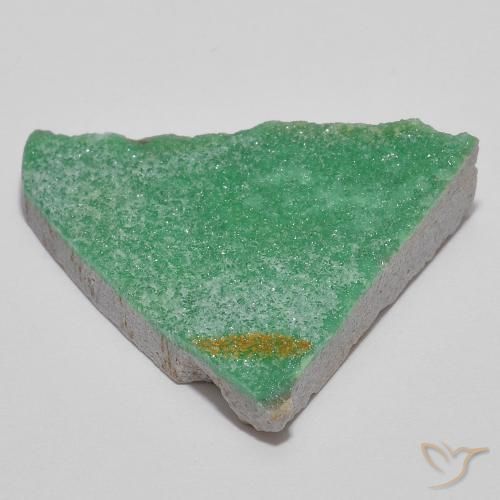 Variscito Druso Menta verde Natural 10.83ct, Trilhão, Opaco