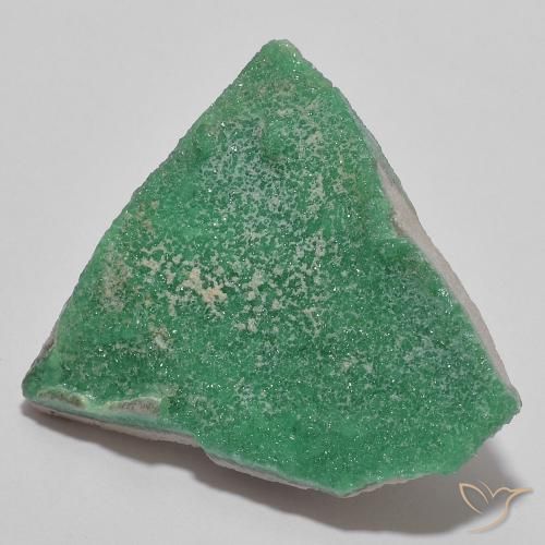 Variscito Druso Verde médio Natural 10.49ct, Chique, Opaco