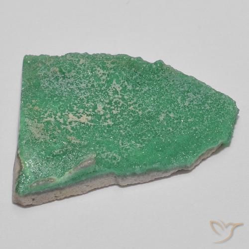 Variscito Druso Verde médio Natural 10.49ct, Chique, Opaco