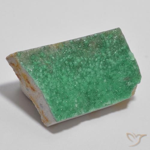 Variscito Druso Verde médio Natural 13.53ct, Chique, Opaco