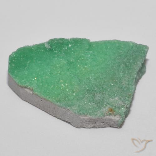 Variscito Druso Verde médio Natural 13.63ct, Chique, Opaco