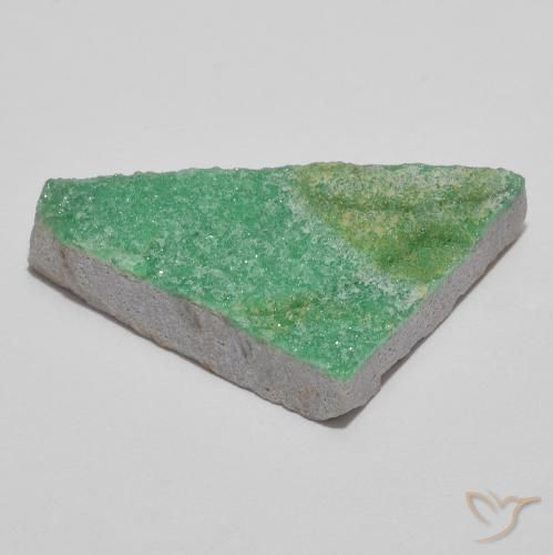 Variscito Druso Menta verde Natural 11.31ct, Chique, Opaco