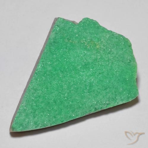 Variscito Druso Verde médio Natural 10.24ct, Chique, Opaco