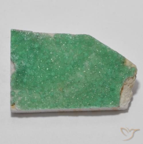 11.73ct Natural Verde médio Variscito Druso, Chique, Opaco