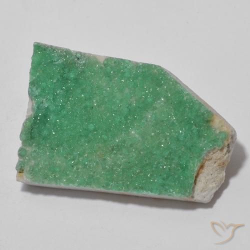 Variscito Druso Verde médio Natural 11.73ct, Chique, Opaco