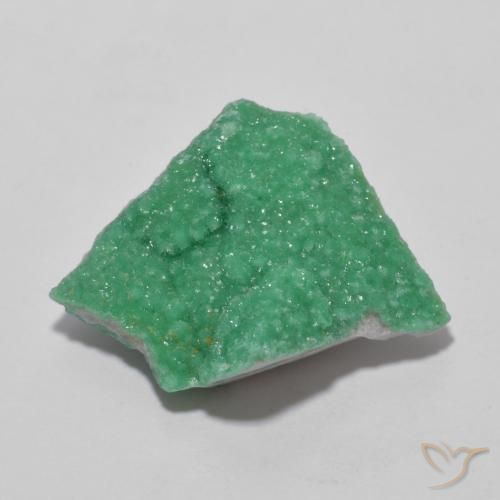 9.90ct Natural Samambaia Verde Profundo Variscito Druso, Chique, Opaco