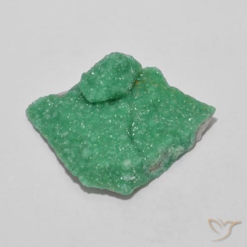 Variscito Druso Samambaia Verde Profundo Natural 9.90ct, Chique, Opaco