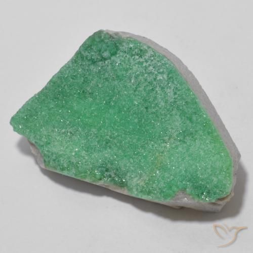 Variscito Druso Verde médio Natural 12.31ct, Chique, Opaco