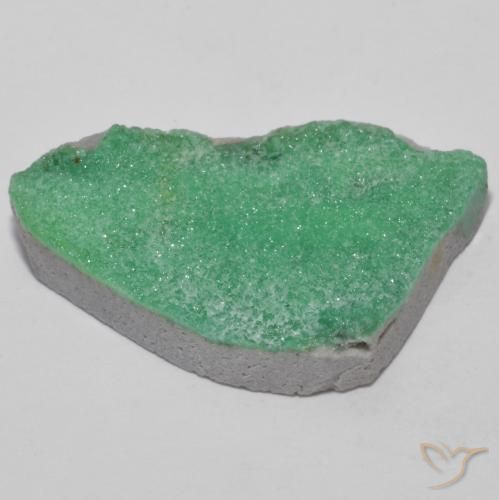 Variscito Druso Verde médio Natural 12.31ct, Chique, Opaco