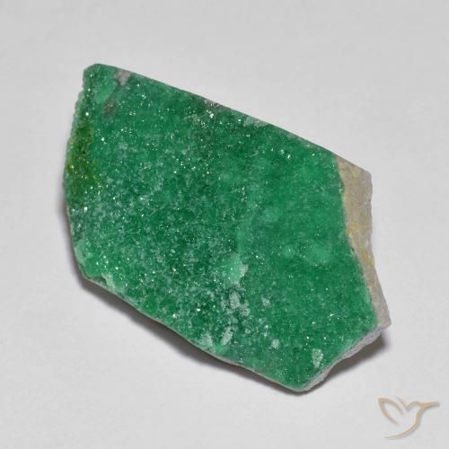 Variscito Druso Verde médio Natural 12.63ct, Chique, Opaco