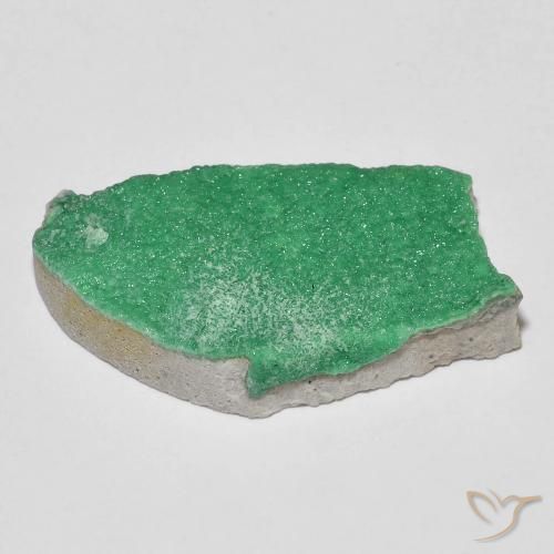Variscito Druso verde quente Natural 17.75ct, Chique, Opaco