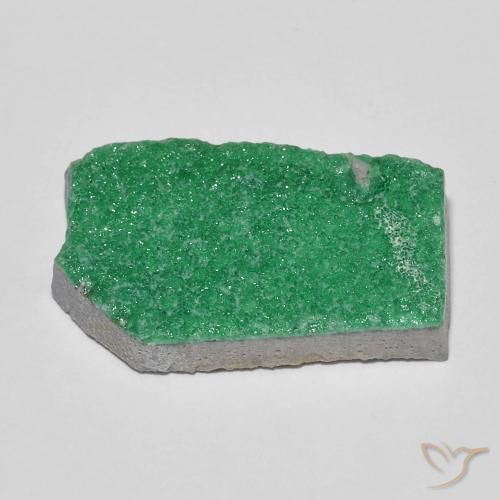 Variscito Druso Verde médio Natural 16.65ct, Chique, Opaco