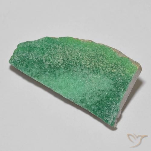 Variscito Druso Verde médio Natural 21.19ct, Chique, Opaco